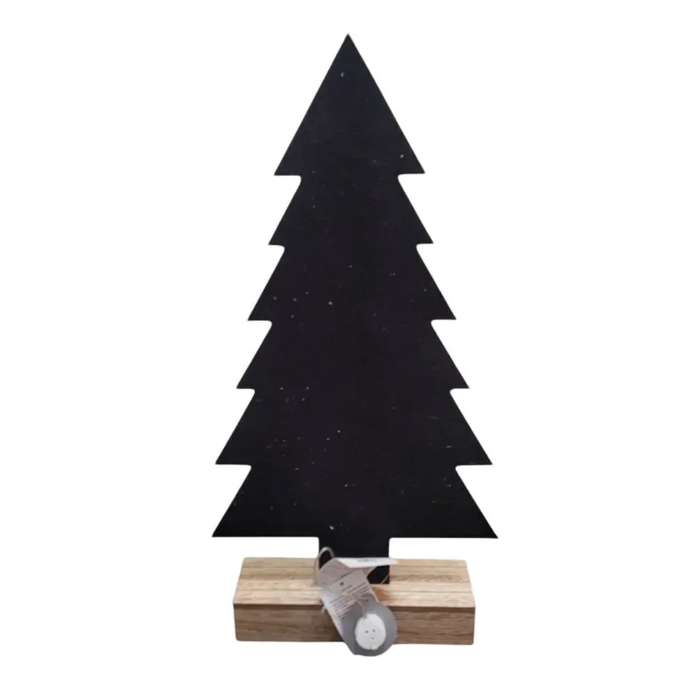 New wooden light up Christmas tree